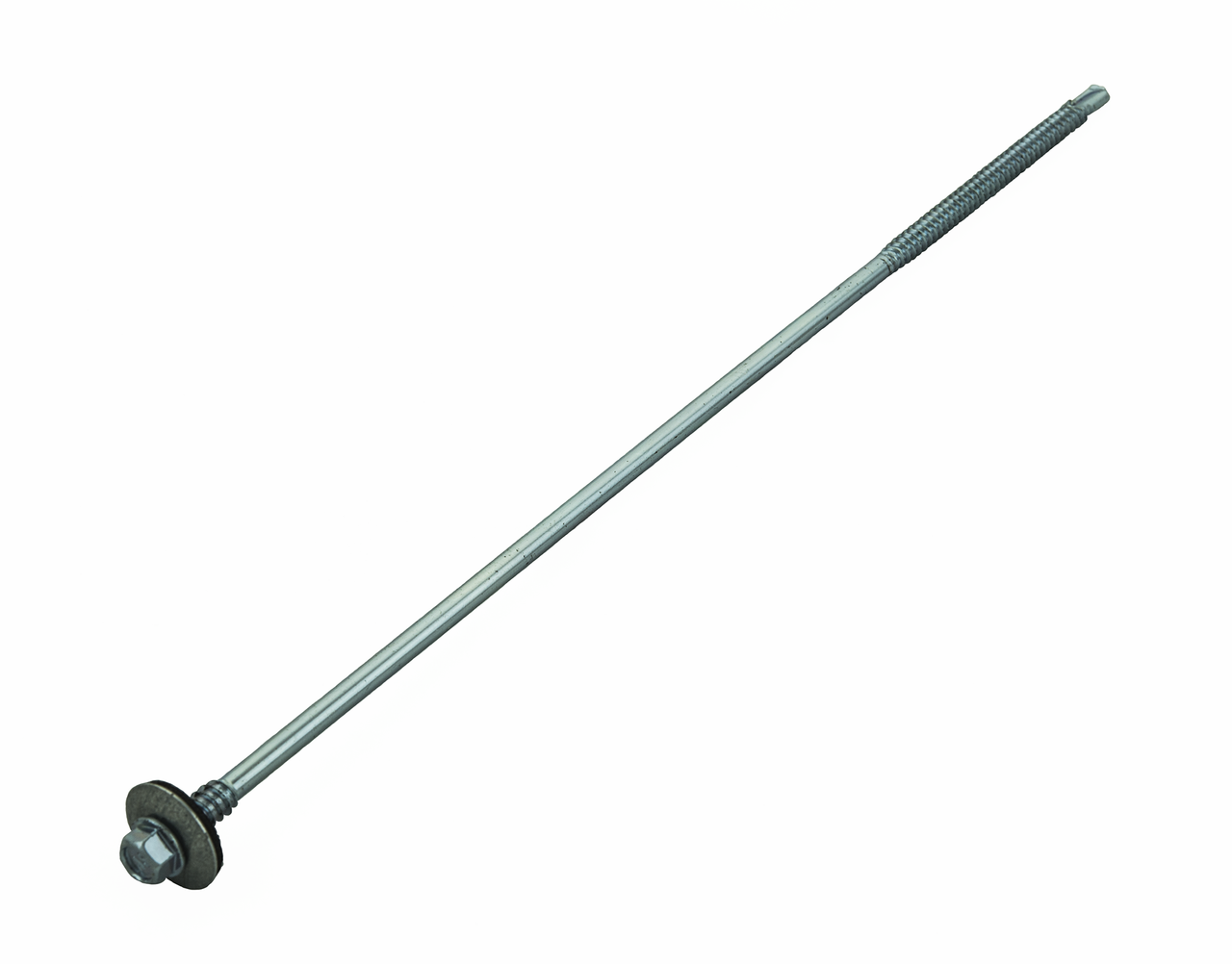 Саморіз для сендвіч-панелей 5,5/6,3х275 із шайбою EPDM, свердел. 1,5-6,0 мм, пак — 100 шт., ESSVE (Швеція), фото 1