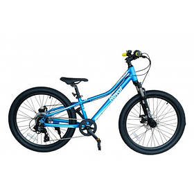 Спортивний велосипед 24 "дюймів (рама 17", 8 швидкість, Shimano) Royal Baby JUNIOR RB24-37 Синій