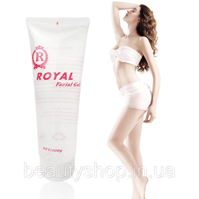 Професійний гіалуроновий гель-провідник для обличчя Royal Skin Rejuvenation 300г для ультразвукових і RF-апаратів