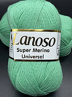 Пряжа Super Merino Universal Lanoso-915 м'ята