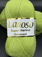 Пряжа Super Merino Universal Lanoso-911 салатовий