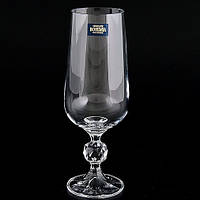 Набір келихів для пива Bohemia Claudia 280 мл 6 шт 40149/280 стильні пивні келихи для свят і відпочинку