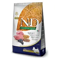 Сухий низькозерновий корм для собак малих порід Farmina (Фарміна) MINI з ягням 7 кг