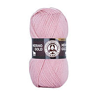 Madame Tricote Paris MERINO GOLD (Мерiно Голд) № 001 пудра (Вовняна пряжа з акрилом, нитки для в'язання)