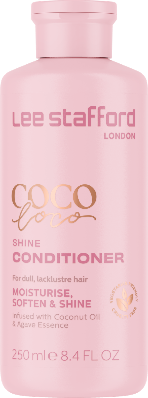 Кондиціонер для сяйва з кокосовою олією Lee Stafford Coco Loco Shine Conditioner ,250мл
