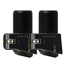 Зажим зовнішній Gabel Fast Lock Spring 06/135 18/16 мм для трекінгу та скандинавської ходьби чорний 2 шт.