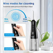 LVLAM Water Flosser M131 Портативний стоматологічний іригатор порожнини рота, фото 4