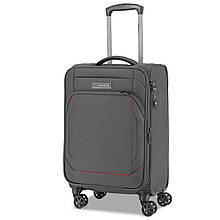 Чемодан Swissbrand Celtic L Темно-сірий SWB_LSCEL803L з TSA замком 106 л 4 колеса водонепроникний кишеня розширюваний