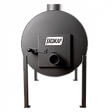 Дров'яна піч буржуйка Екожар Про 1000 вертикальна, фото 2