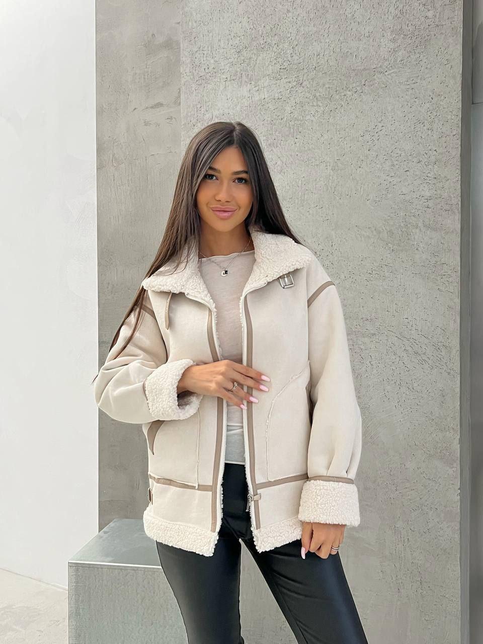 Жіноча дублянка авіатор, фото 1