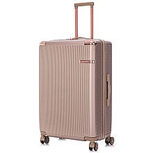Чемодан Semi Line 28" L Champagne T5666-5 з кодовим замком 4 колеса ABS-пластик 93 л для подорожей