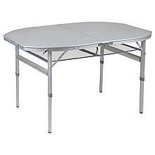 Стіл Bo-Camp Premium Oval 120x80 cm Grey 1404420