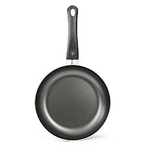 Сковорода Flonal Milano 28 см з антипригарним покриттям 4-Layer легка алюмінієва чорний металлік Made in Italy, фото 4