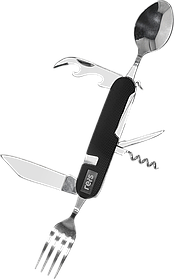 Набір столових приборів Reis TACTICAL GUARD TG-SRV-TCS-R SB сіро-чорний