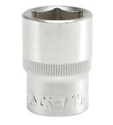 Головка торцева 6-гранна YATO 1/2" 19 мм YT-1212