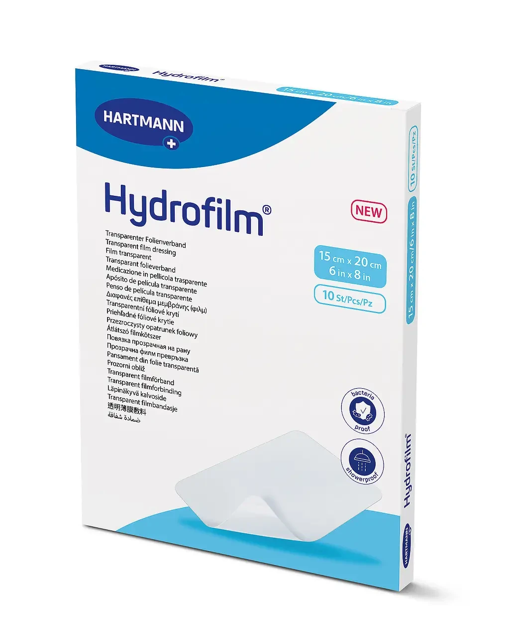 Hydrofilm 15х20см - Повязка пленочная прозрачная 1шт