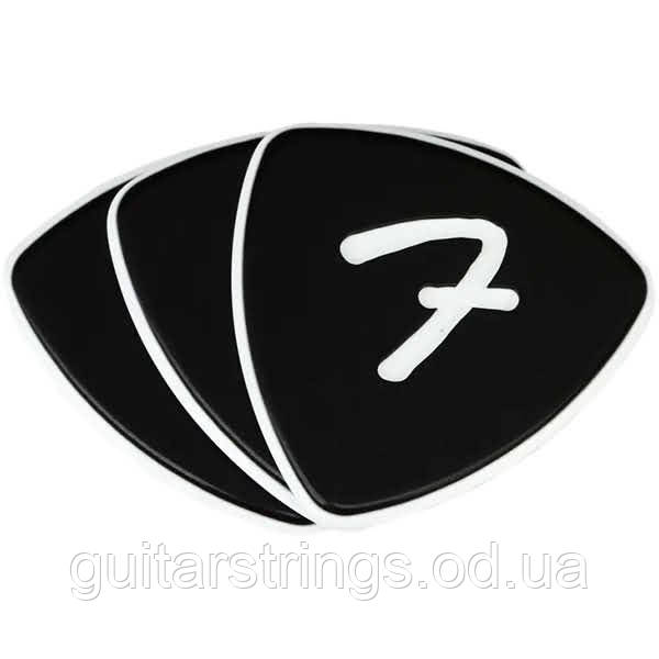 Медіатори Fender 346 Shape F-Grip Picks — Black 1.50 mm 3-Pack