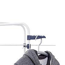 Сушка для білизни підлогова Casa Si Athletic 3 White CS92185E04 30 м сталь 4 колеса складна, фото 4