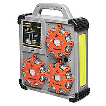 Комплект ліхтарів професійних Mactronic X-Flare 30 Lm Red/Blue/Amber Recharg 12/220V PSD0112