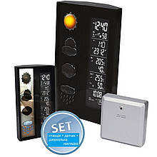 Метеостанція Technoline WS6650 Black WS6650