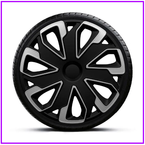 Kолпаки R13 ULTIMO SILVER&BLACK, фото 1