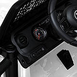 Дитячий електромобіль на акумуляторі двомісний Джип Jeep M 5780 з пультом р/у для дітей 3-8 років Білий, фото 9