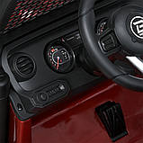 Дитячий електромобіль на акумуляторі двомісний Джип Jeep M 5780 з пультом р/у для дітей 3-8 років Червоний, фото 10
