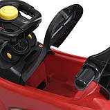 Дитяча каталка-толокар Porsche M 5784-3 з батьківською ручкою 2 в 1 Червоний, фото 8
