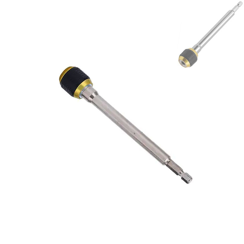 Держатель бит для шуруповерта магнитный с фиксатором 1/4" 150мм, фото 1