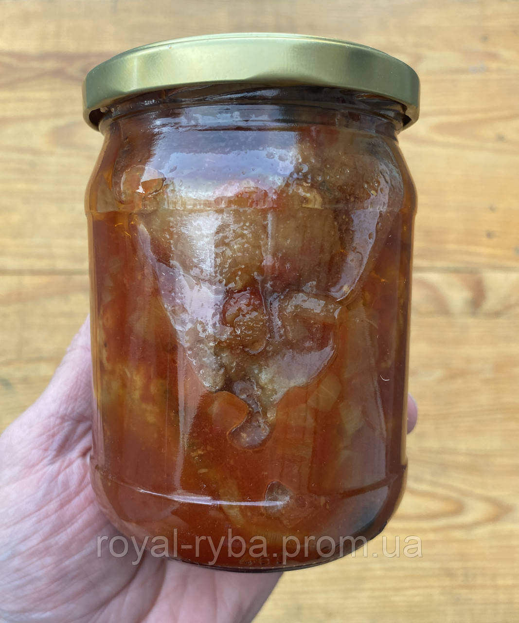 Осетр у томатному соусі. Банка 500 мл., фото 1