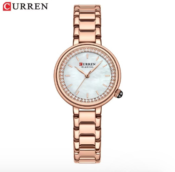 Жіночий кварцовий годинник Curren 9089 Gold-White