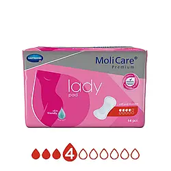 Прокладки урологічні при нетриманні сечі дуже легкого ступеня MoliCare® Premium lady pad 4 краплі 14шт/уп.