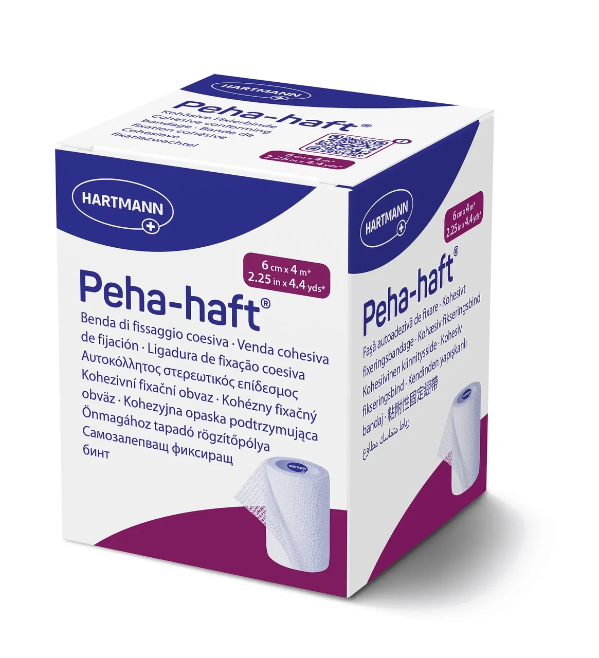 Бинт когезивний самофіксуючий Peha-haft 6см х 4м