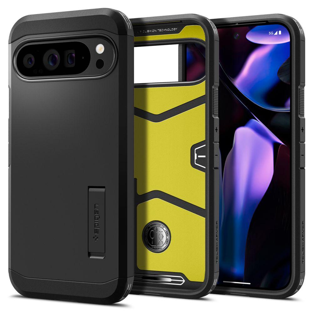 Чохол Spigen для Pixel 9 Pro XL - Tough Armor, Black (ACS07726), фото 1
