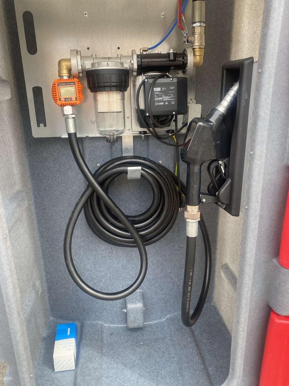 Готова міні АЗС JFC для ДП 2500л Двостінна з колонкою, фото 1