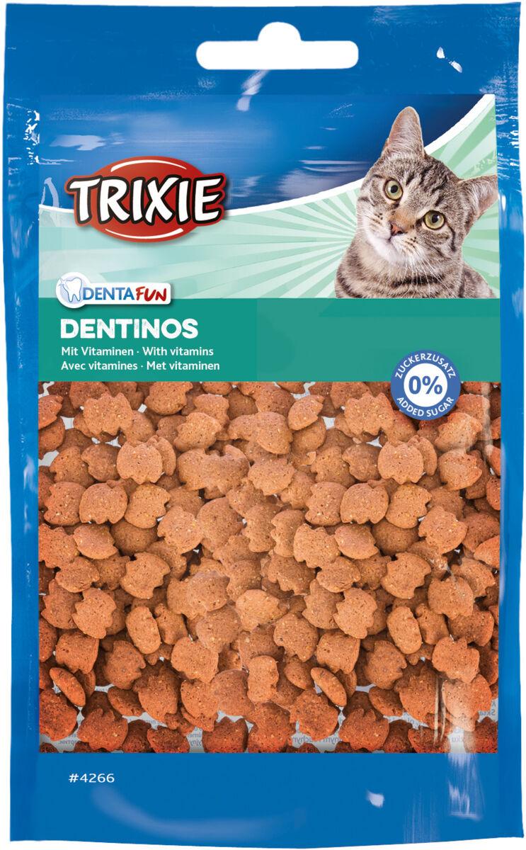 Вітамінізовані ласощі для котів для здоров'я зубів Trixie Denta Fun Dentinos 50 г