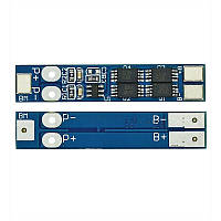 HX-2S-A10 BMS контролер заряду-розряду 2S li-ion 7,4V 8-16A (38,4x7,9x2,5mm)