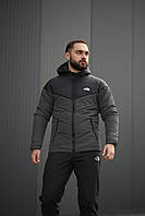 Чоловіча куртка TNF Black Grey Стильна практична тепла куртка найвищої якості
