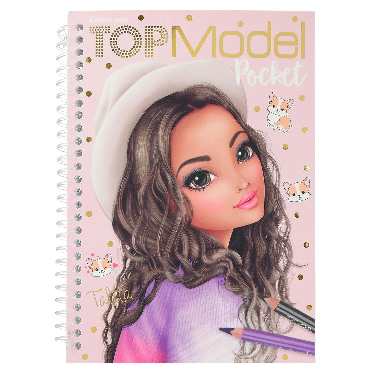 TOP Model Pocket Кишенькова книжка-розмальовка Топ Модель 11822