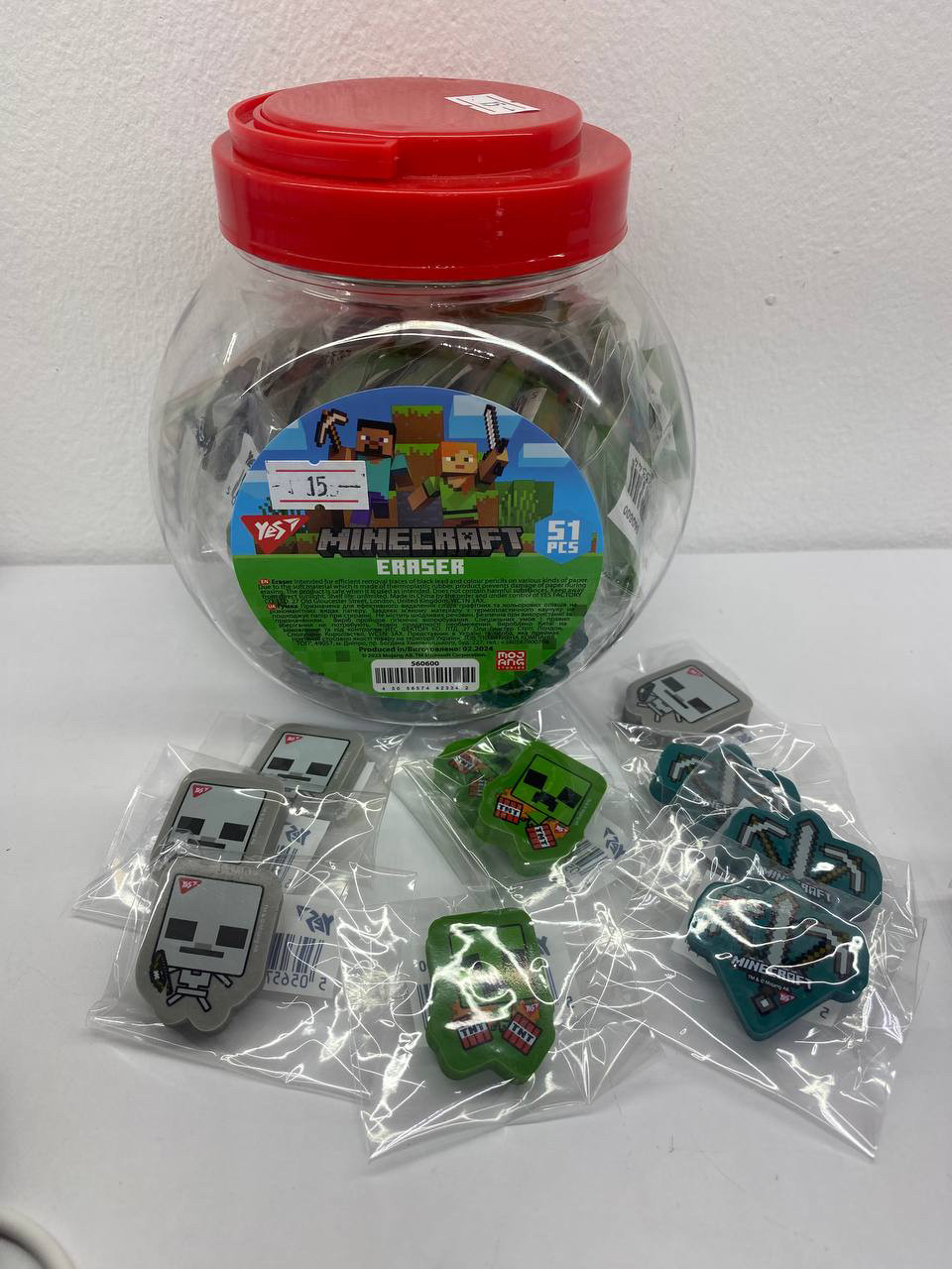 Гумка Minecraft, фото 1