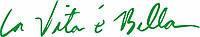 Виниловая наклейка La vita è bella Жизнь прекрасна 46 х 8,6 см, фото 10