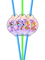 Коктейльні трубочки з гофрою 10 шт/уп.) Набір Феї Вінкс,