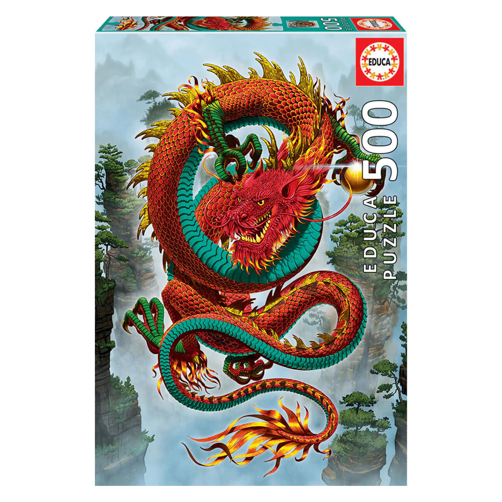 Пазл "Дракон удачі. Вінсент Хі", 500 елементів Educa (8412668190030)