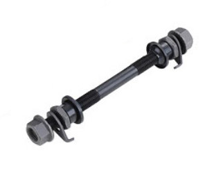 Вісь передня Kenli KL-901-F, під гайки, 150 мм, з конусами/гайками