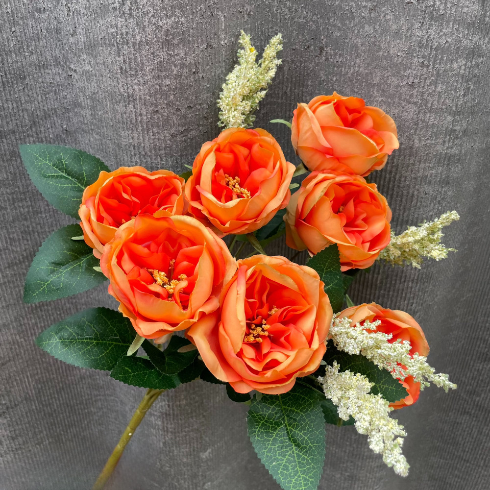 Штучні квіти букет троянда Остін 48 см, фото 1