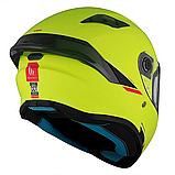 Мотошолом MT Targo S Solid A3 Matt Yellow ECE2206, фото 4