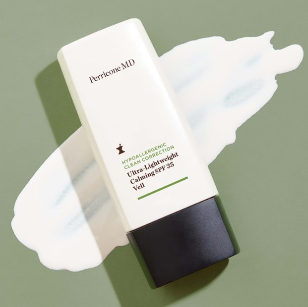 Легкий гіпоалергенний сонцезахисний крем Perricone MD Hypoallergenic Clean Correction Ultra-Lightweight Calming SPF35 Veil, 15ml