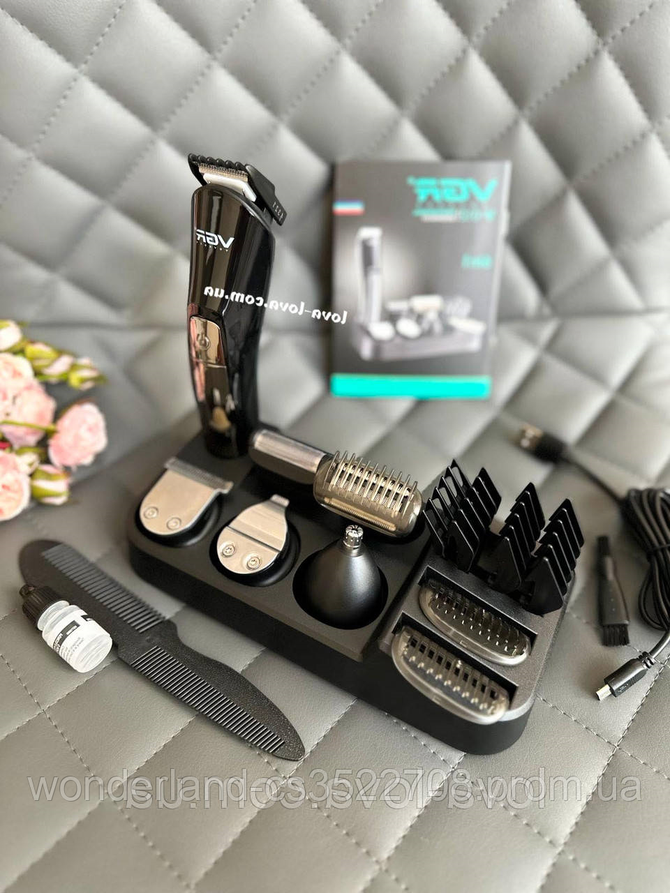 Профессиональная беспроводная машинка для стрижки волос VGR V-012 ...