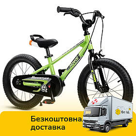 Велосипед двоколісний дитячий 18 дюймів Royal Baby (дзвінок, 95% складання) Freestyle RB18-30 Зелений