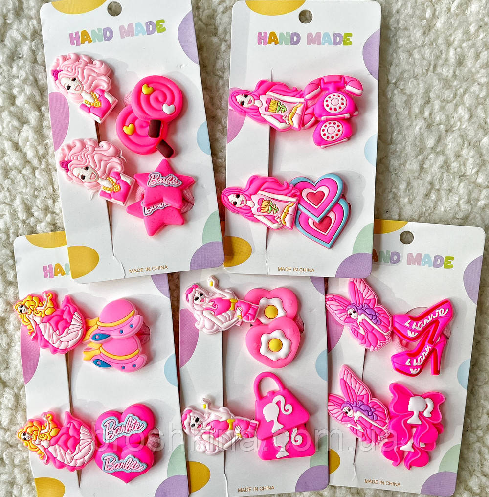 Дитячий набір для волосся оптом 12 наборів/уп BARBEE, фото 1